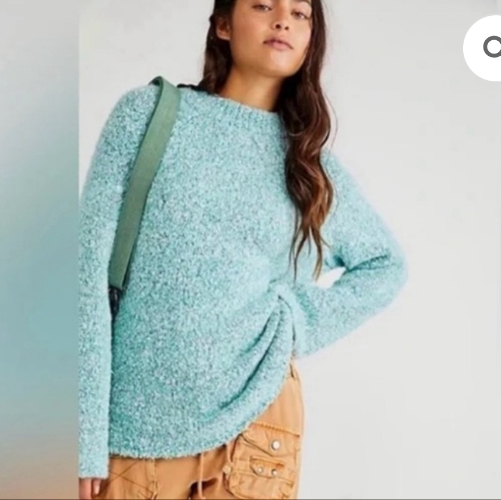 NWT Free People BFF Cocoon Crew Solid Sweater